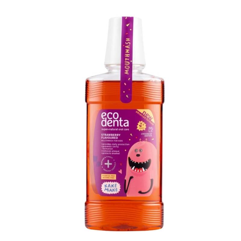 ECODENTA Enjuague Niños Fresa 250ml