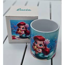 TAZA Sirenita Personalizada