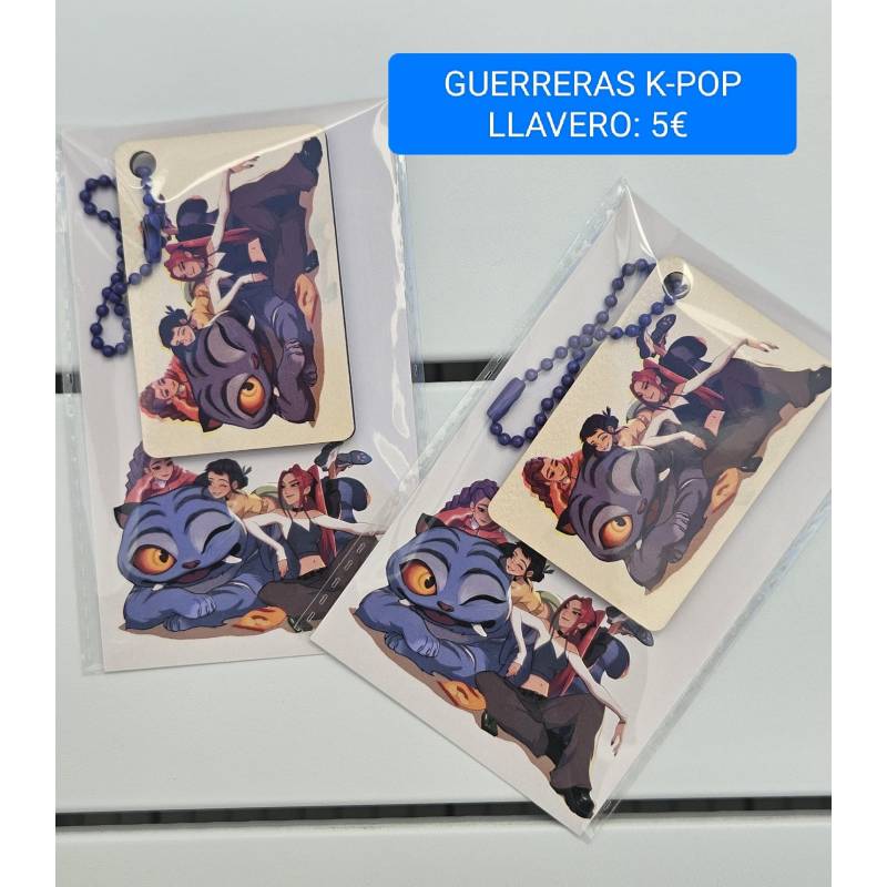 K-POP Llavero Cuadrado