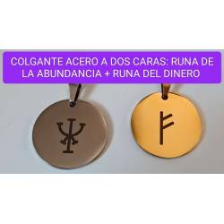 Colgante Dos Caras Runa...
