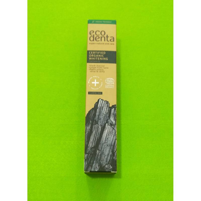 ECODENTA Pasta Dental Blanqueadora Carbón 75ml