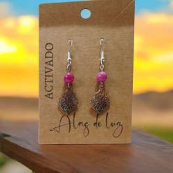 Pendientes Acero con Ágata...