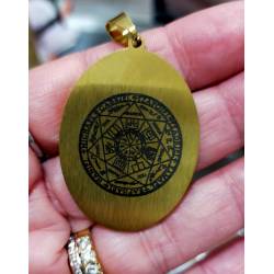 Colgante Virgen del Carmen Grabado Doble Cara