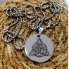 Trisquel Wicca Colgante Acero