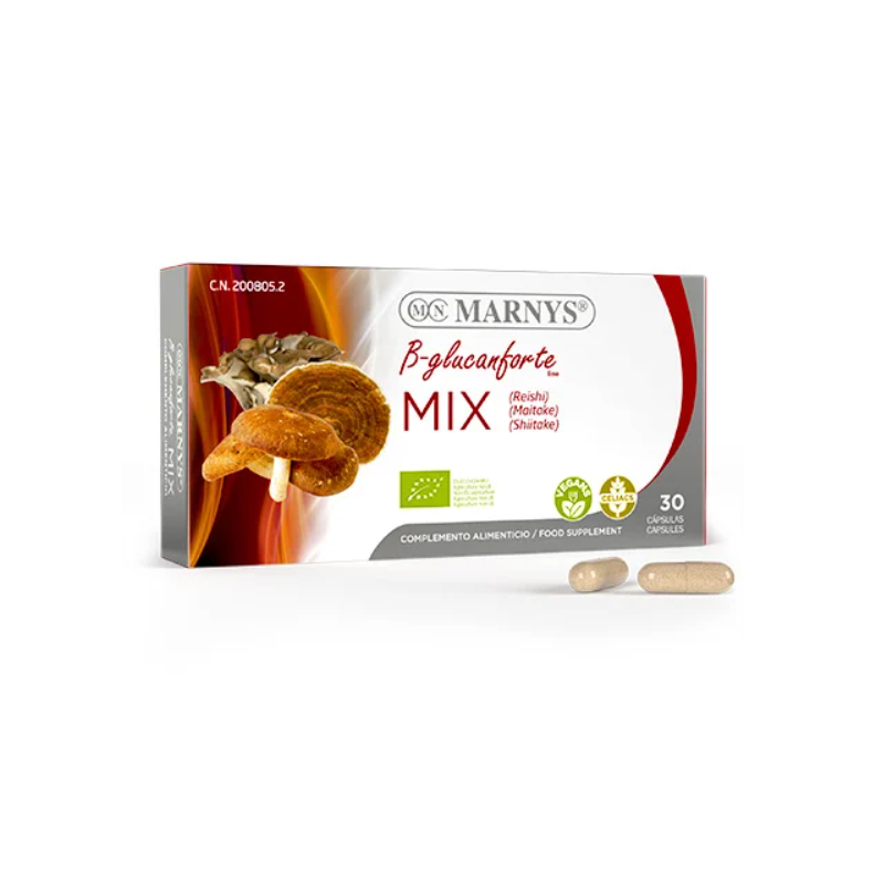 MARNYS Mix de Setas. Línea Beta-Glucanforte 30 Cápsulas