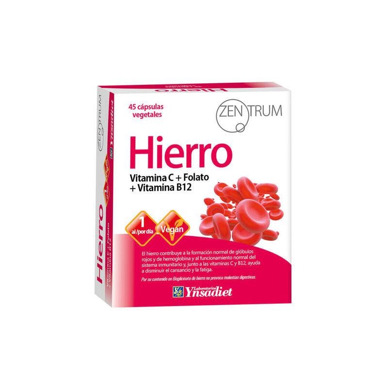 YNSADIET Hierro 45 Cápsulas Vegetales