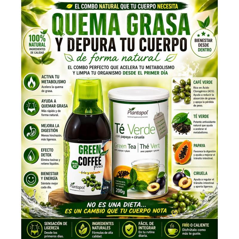PLANTAPOL Pack Plan Detox Quemagrasas