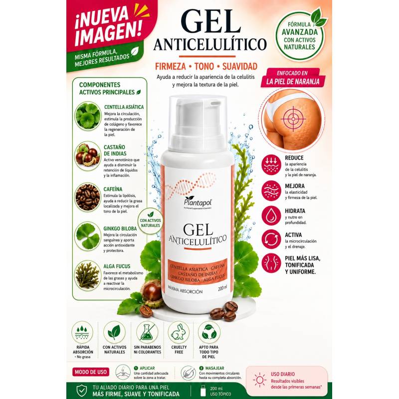 PLANTAPOL Gel Anticelulítico 200ml