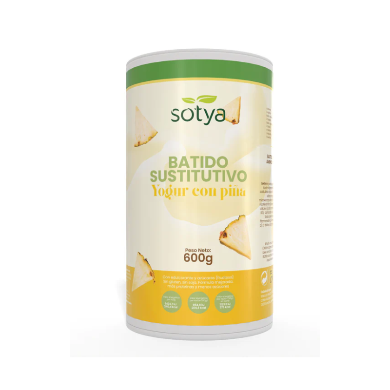 SOTYA Batido Saciante de Yogur-Piña 600g