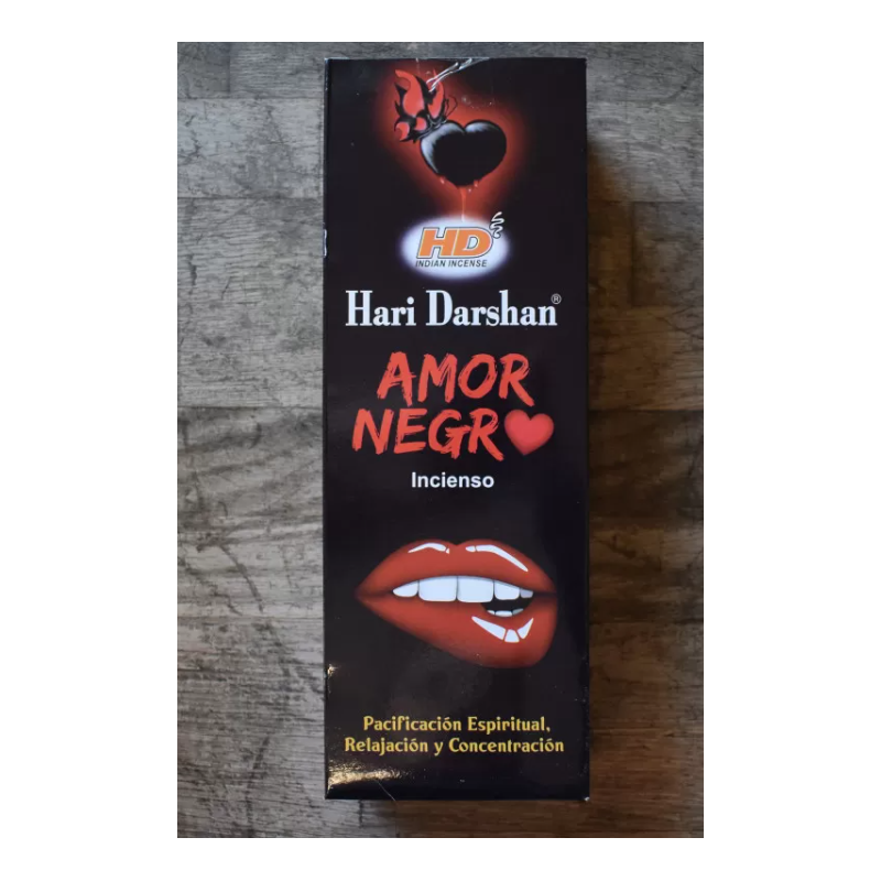 HD Incienso Amor Negro 20g