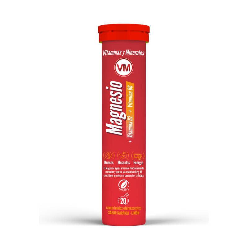 YNSADIET Magnesio+B2+B6 20 Comprimidos Efervescentes