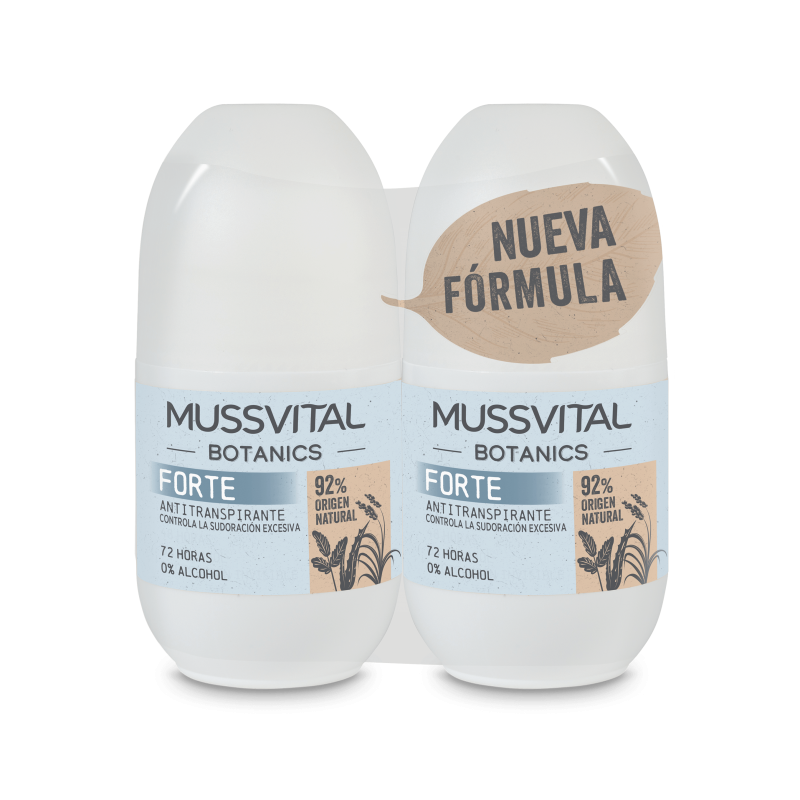 MUSSVITAL Pack Desodorante Forte Botanics 2x75ml