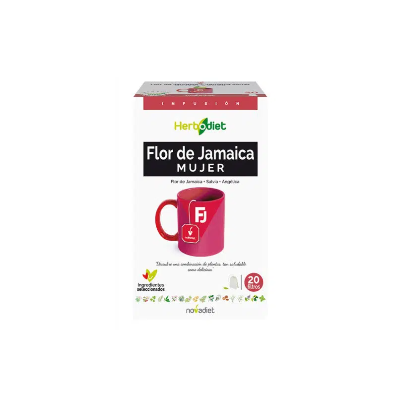 Herbodiet Flor de Jamaica Mujer 20 Filtros