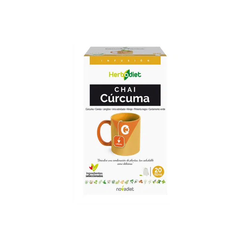 Herbodiet Chai Cúrcuma 20 Filtros