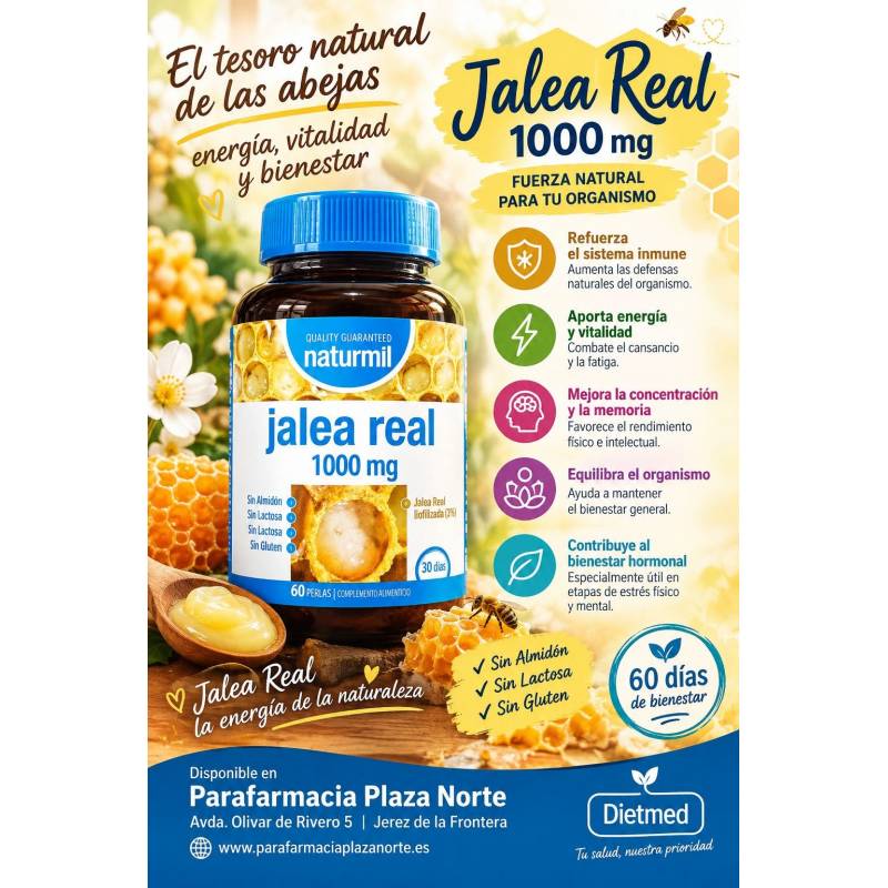 DIETMED Jalea Real 1000mg 60 Perlas