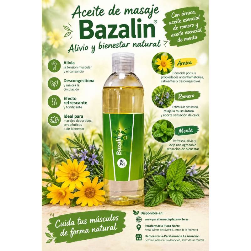 PHARMA-GO Bazalín Aceite de Masaje 300ml