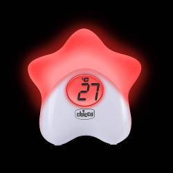 CHICCO Estrella Termómetro Habitación Luz LED