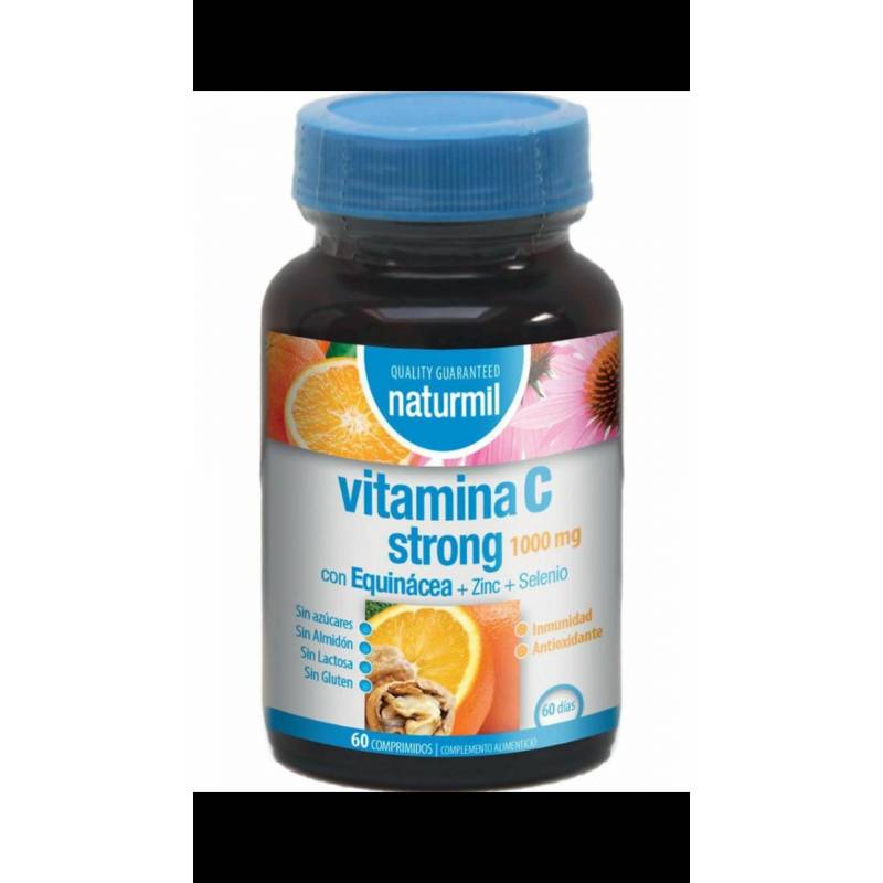 NATURMIL Vitamina C + Equinacea + Zinc + Selenio