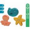 KIOKIDS Sonajero De Madera Animales Marinos