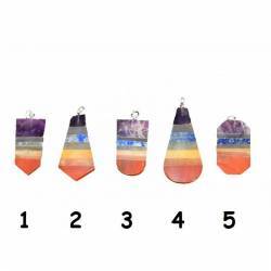 Colgante Mineral 7 Chakras Modelo-1