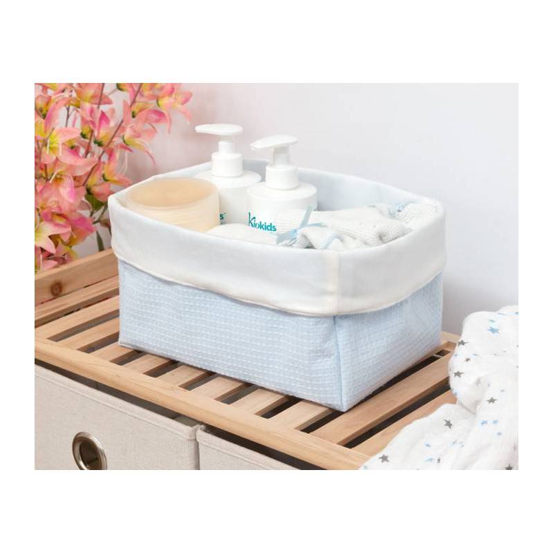 KIOKIDS Cesto Organizador Mediano Celeste