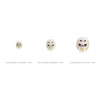 DARUMA Negro-Protección Mediano