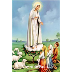 Estampa Virgen de Fátima...