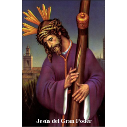 Estampa Jesús del Gran Poder 5x7,5cm