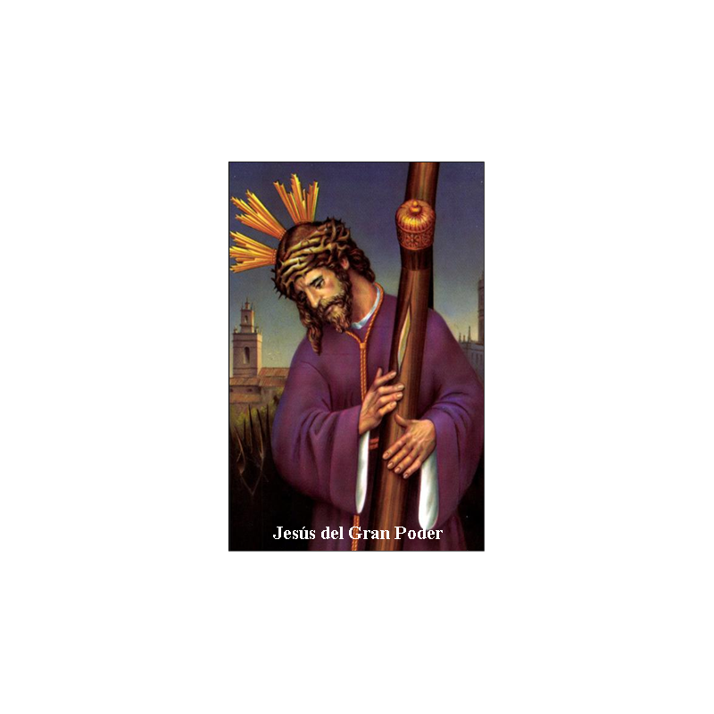 Estampa Jesús del Gran Poder 5x7,5cm