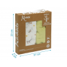 KIOKIDS Pack Muselinas Amarilla Bambú 2u