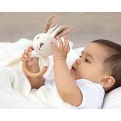 KIOKIDS Conejo Sonajero Algodón