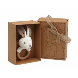 KIOKIDS Conejo Sonajero Algodón