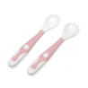 KIOKIDS Set Cubiertos Plegables Rosa