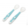 KIOKIDS Set Cubiertos Plegables Azul