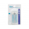 KIOKIDS Set Cubiertos Plegables Azul