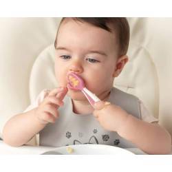 KIOKIDS Set Cucharas Entrenamiento Rosa