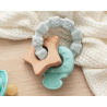 KIOKIDS Mordedor Silicona-Madera Llave Verde