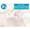 KIOKIDS Mordedor Silicona-Madera Llave Rosa