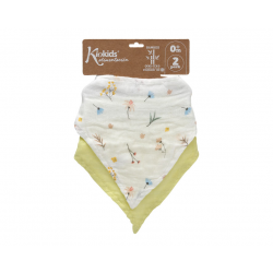 KIOKIDS Set Bandanas Baberos Amarillo