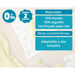 KIOKIDS Set Bandanas Baberos Amarillo