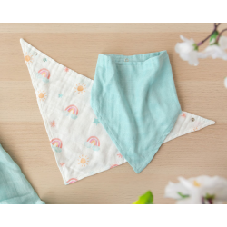 KIOKIDS Set Bandanas Baberos Menta