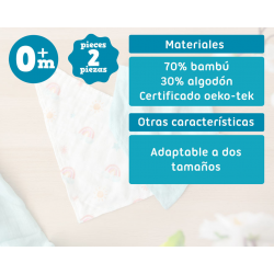 KIOKIDS Set Bandanas Baberos Menta
