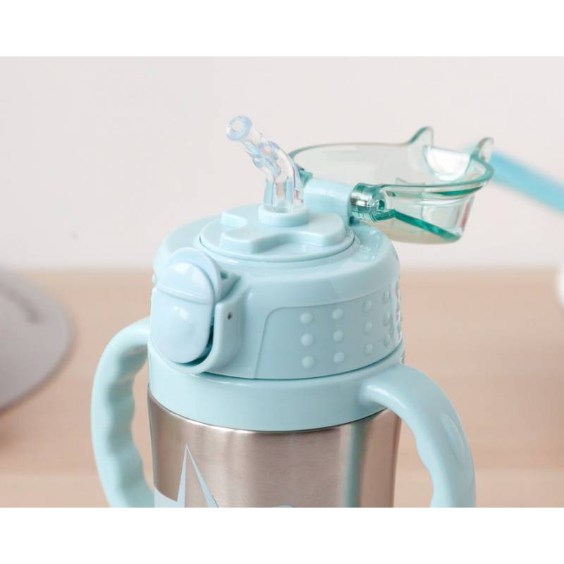 KIOKIDS Botella Termo Entrenamiento Azul 280ml