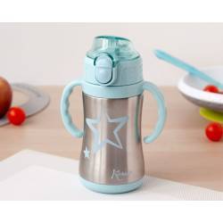 KIOKIDS Botella Termo Entrenamiento Azul 280ml