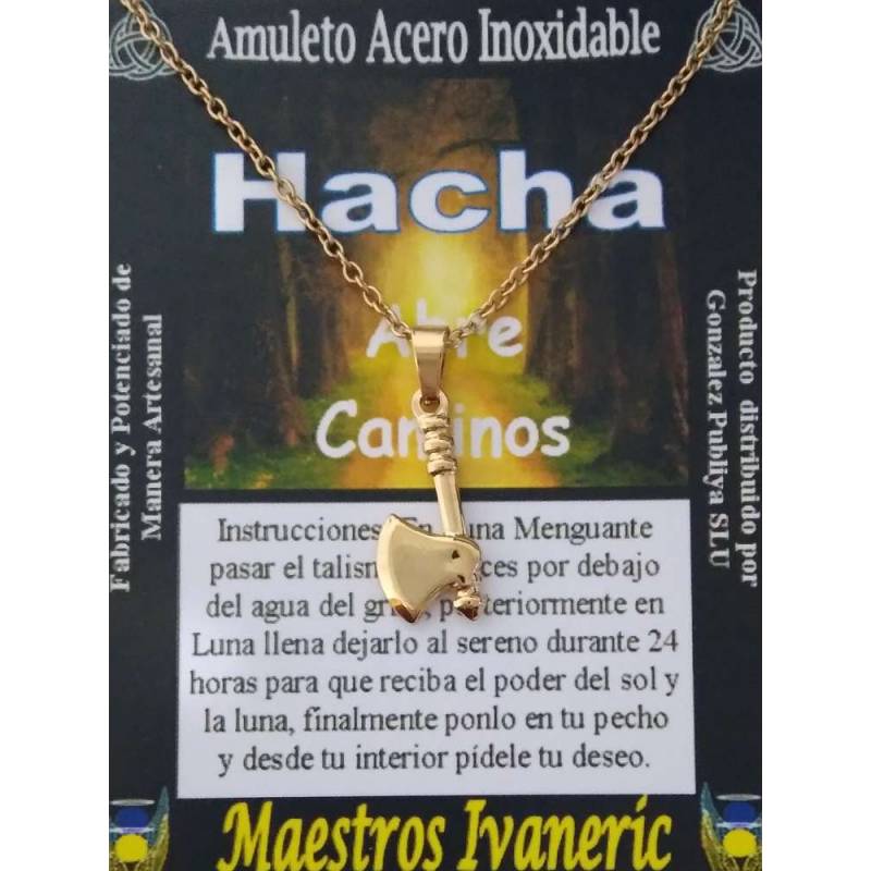 Hacha Abrecaminos Dorada