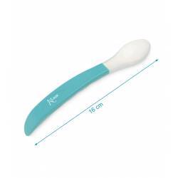 KIOKIDS Cuchara Silicona Azul