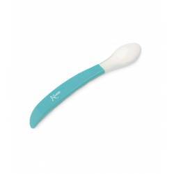 KIOKIDS Cuchara Silicona Azul