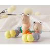 KIOKIDS Gusanito de Madera Rosa