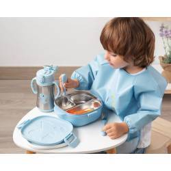 KIOKIDS Caja Almuerzo Acero Azul 450ml