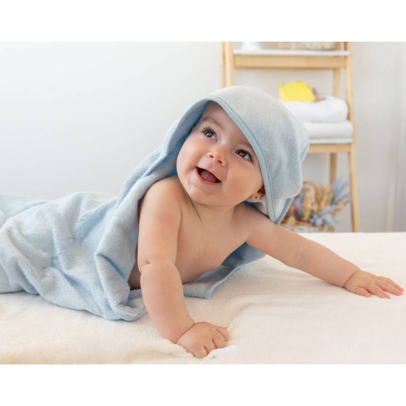 KIOKIDS Toalla Azul Bambú 76x76cm